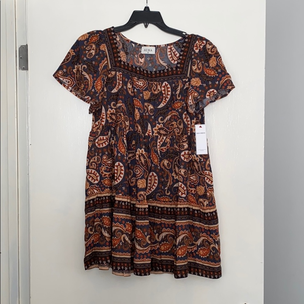 Red dress boutique dress